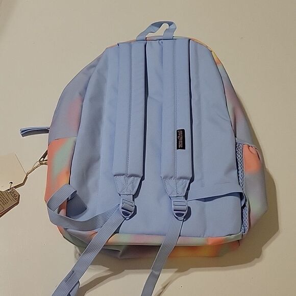 NEW JANSPORT PASTEL RAINBOW WATERCOLOR BACKPACK TRAVEL SCHOOL NWT - Picture 7 of 14